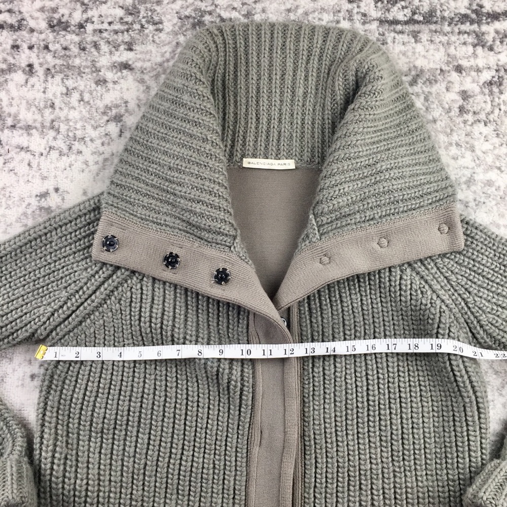 BALENCIAGA Chunky Sweater Coat - Picture 4 of 8